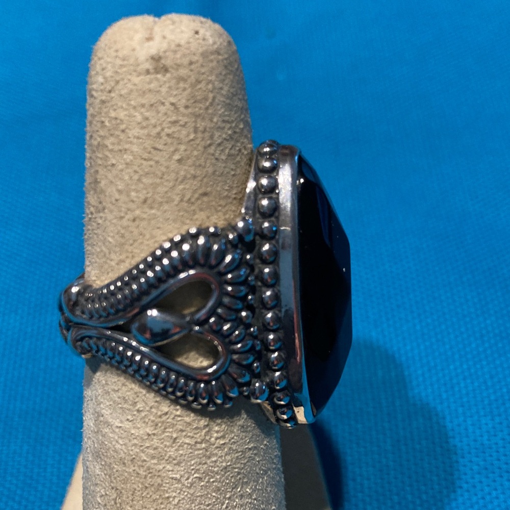 Carolyn Pollack Sterling Silver Black Onyx Ring